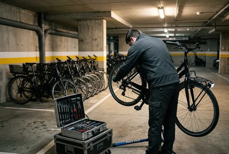 Entretien et réparation de flotte de vélos, prestation vélo sur site en Île-de-France