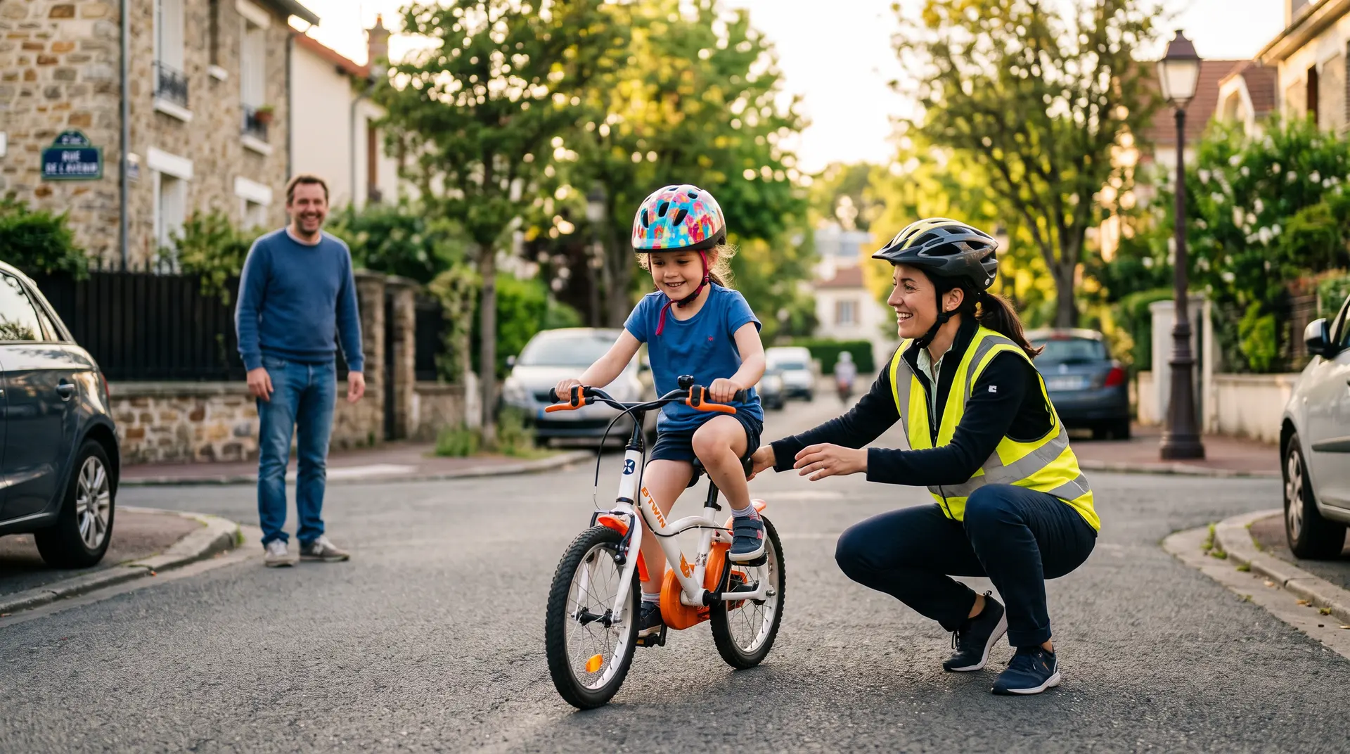 Apprentissage du vélo pour enfant à Paris, cours de vélo en Île-de-France